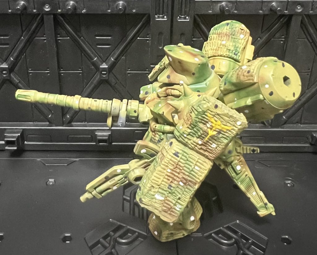 モビルスーツアンサンブル　ツィンメリットコーティング仕様ギラドーガ迷彩型–4枚目/制作者：ガシャポン魂