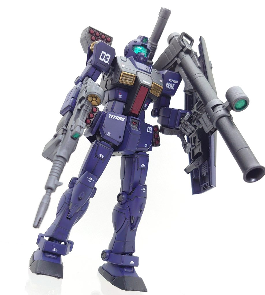 HGGTO RGM-79 ジム (ショルダー・キャノン装備/ミサイルポッド装備) 『ジムの日に向けて』–7枚目/制作者:早摘みレモン