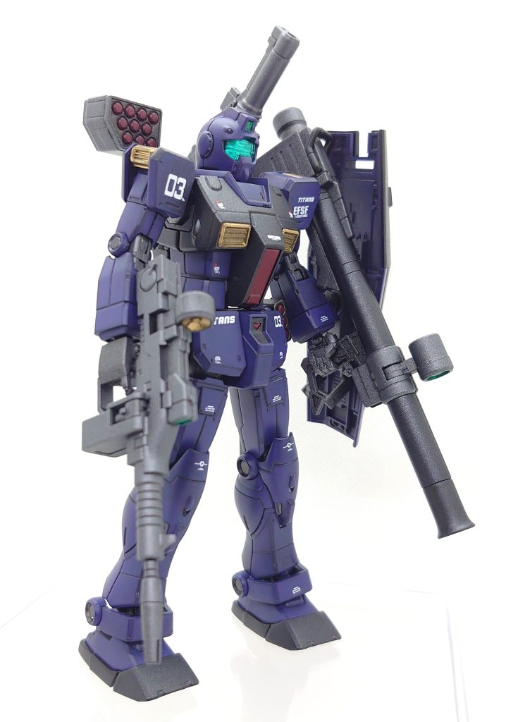 HGGTO RGM-79 ジム (ショルダー・キャノン装備/ミサイルポッド装備) 『ジムの日に向けて』–8枚目/制作者:早摘みレモン