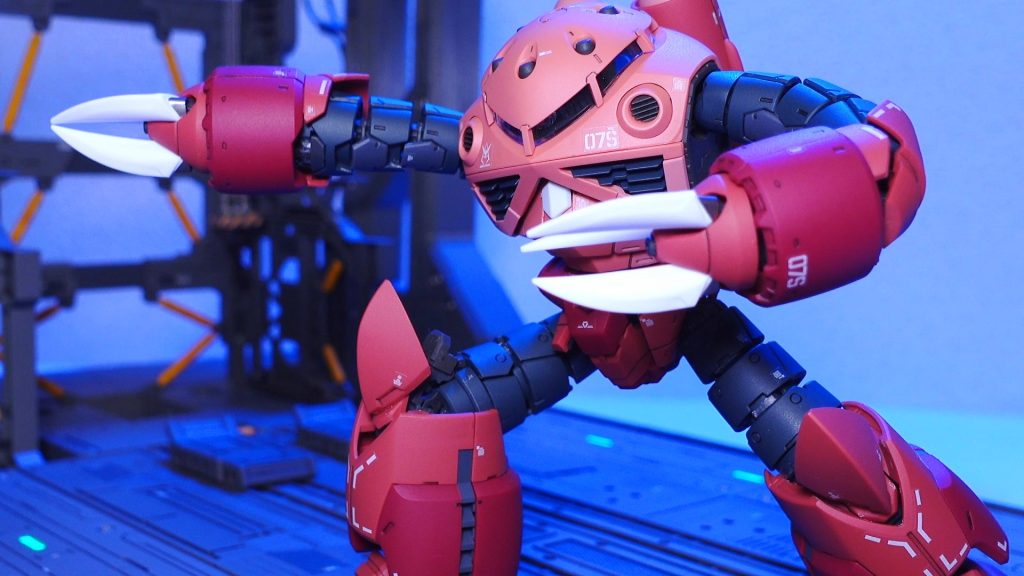 RGシャア専用ズゴックをミニクレーンで組立て!–5枚目/制作者：and CRAFT 3D