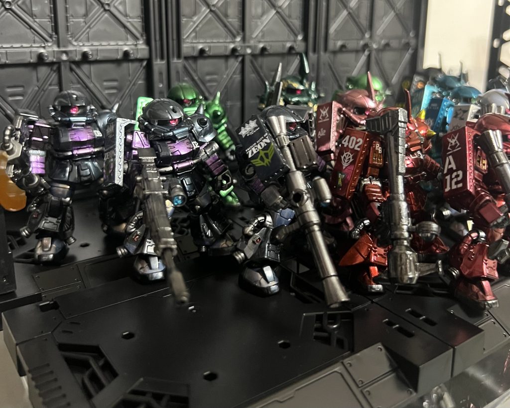 モビルスーツアンサンブル　13体のザク–4枚目/制作者：ガシャポン魂