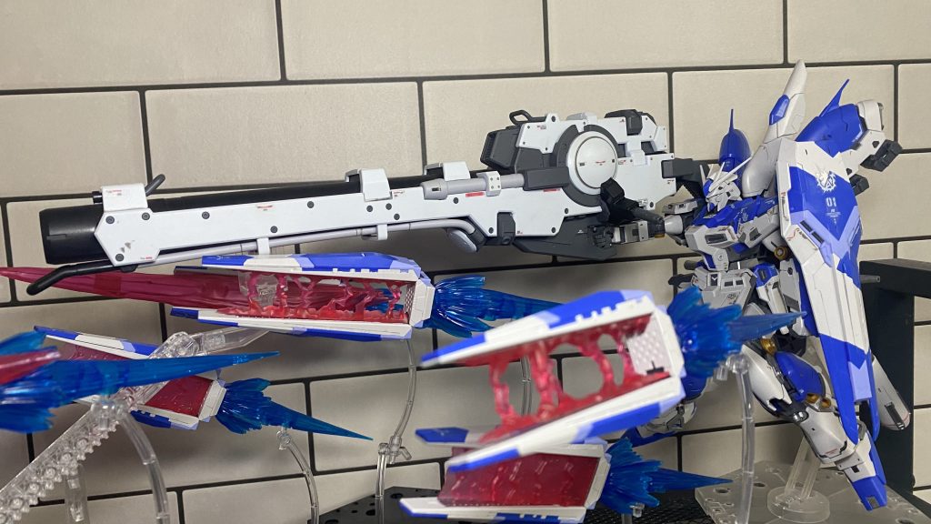 RG Hi-νガンダム ファンネルエフェクト ハイパーメガバズーカランチャー–2枚目/制作者：sorato2525