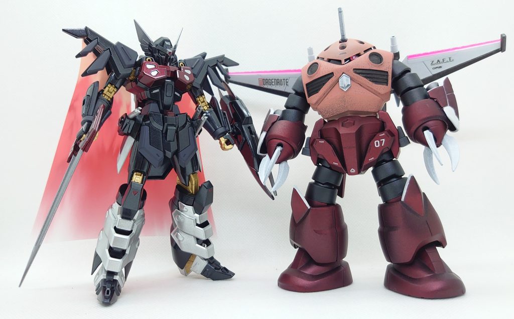 夢の2ショットです。この景色を観たかった。この為にブラックナイトスコードシヴァを製作した!!まであります。