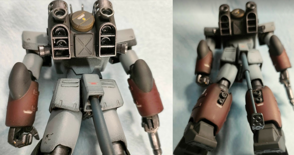 ランドセル内のメインスラスターもきっちり再現。