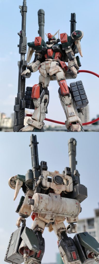 基本姿勢でも迫力がある!大河原邦男先生の素晴らしいデザインのおかげです。