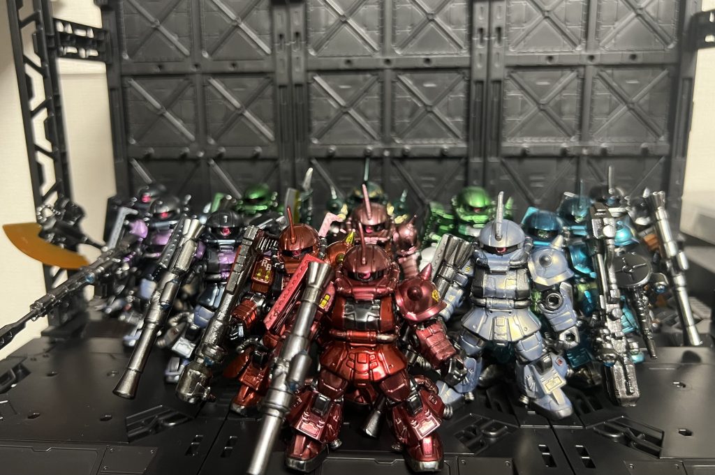 モビルスーツアンサンブル　13体のザク–2枚目/制作者：ガシャポン魂