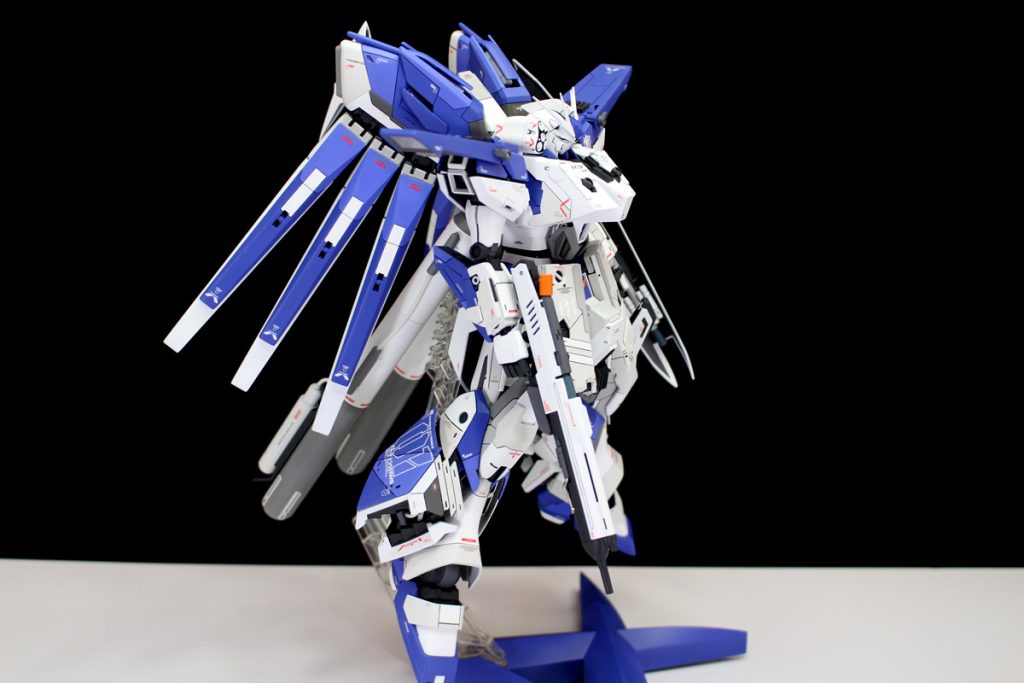 hws hi-νガンダム】ガンプラ 素組 MG Hi-vガンダム HWS 拡張 Ver.Ka 1/