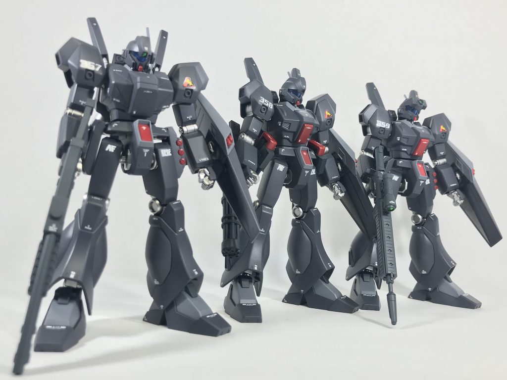 GW中にもう1小隊が仕上り 大隊化出来そうです。まだまだ在庫があるジェガン… そろそろモチベーションがキツイ!!他の機体で気分転換が必要ですね。