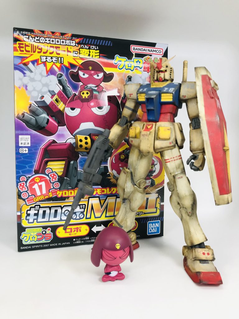 ギロロ「tamamaがケロプラが再販されたとのことで、ギロロロボMk-Ⅱを購入してきたらしいぞ赤バンダイロゴから青バンダイロゴに変わっているな…」