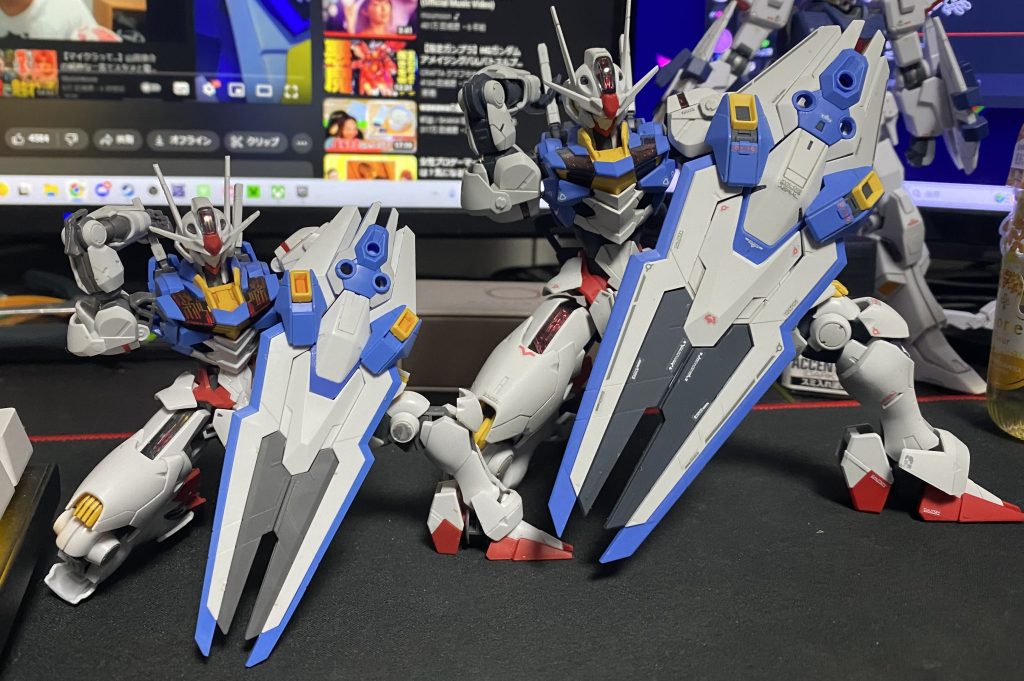 フルメカニクス ガンダムエアリアル 素組みトップコート–4枚目/制作者：sorato2525