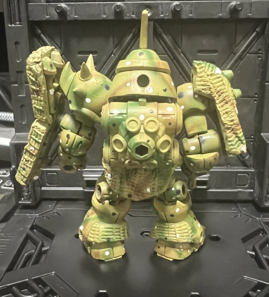 モビルスーツアンサンブル　ツィンメリットコーティング仕様ギラドーガ迷彩型–5枚目/制作者：ガシャポン魂