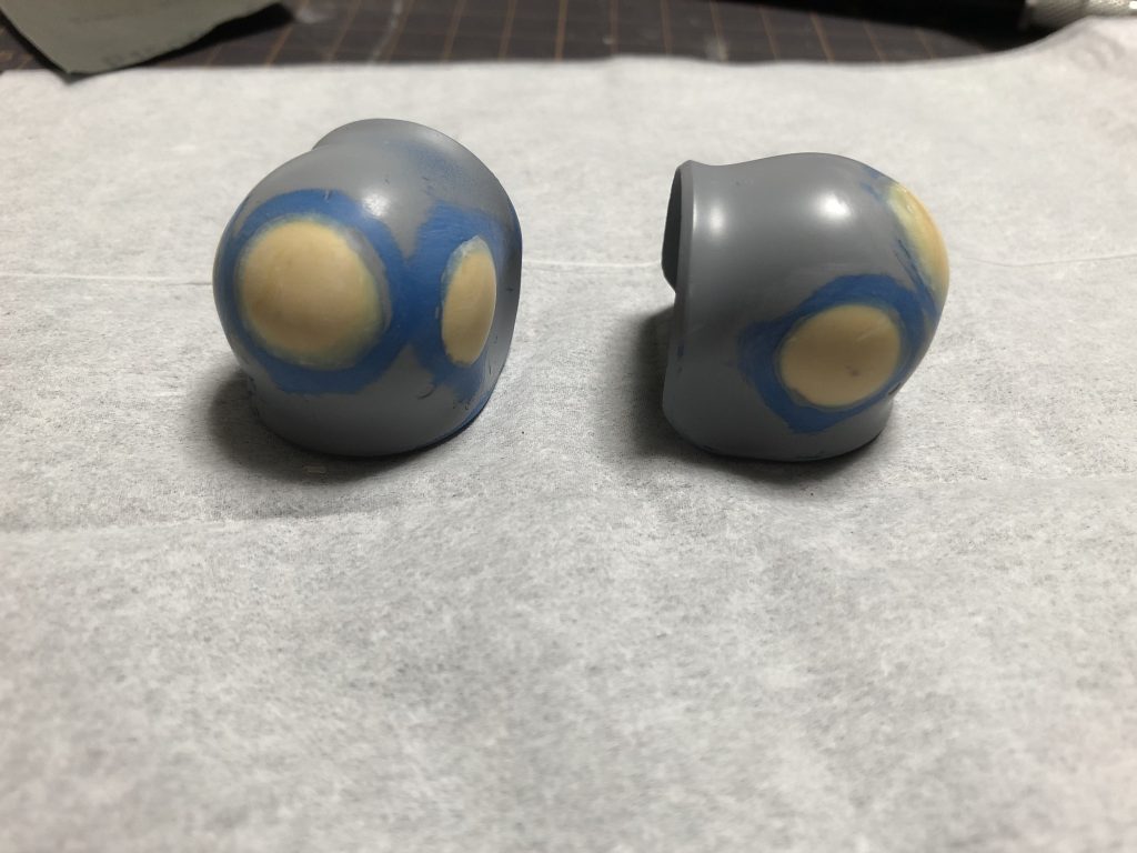 パテ職人。もう少し削ってもよかったかもしれません。