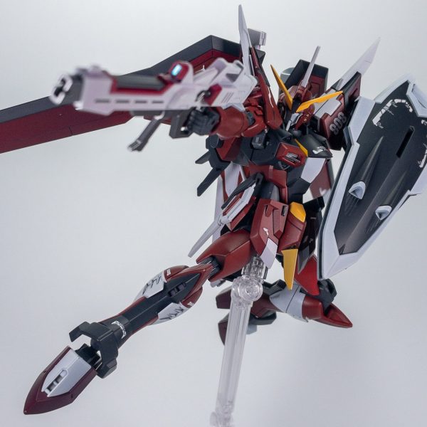 HG イモータルジャスティスガンダム 赤服イメージカラー