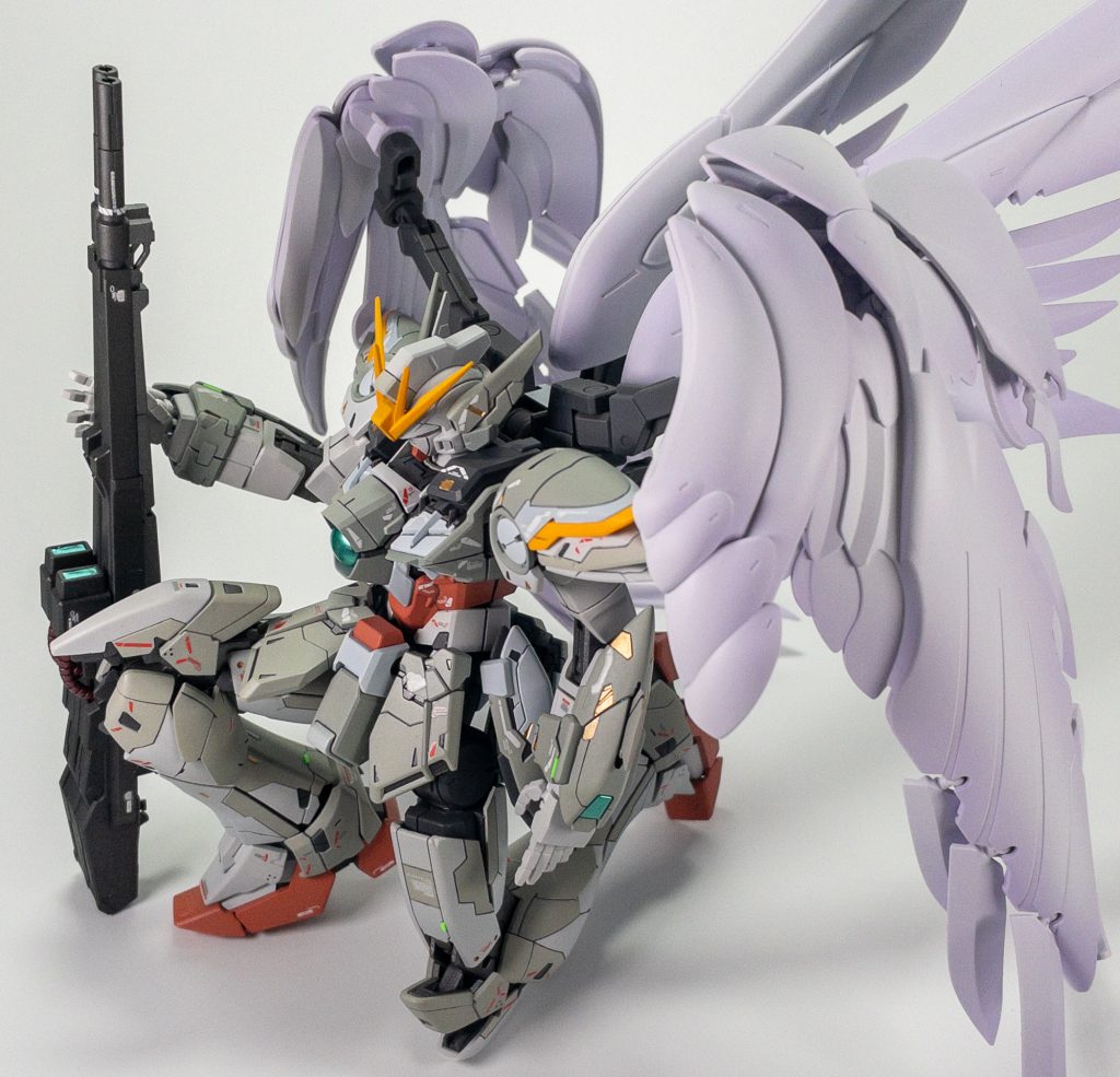MG ウイングガンダムゼロEW スノーホワイトカラー–3枚目/制作者：Takana