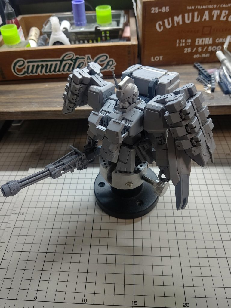 上半身サフチェック