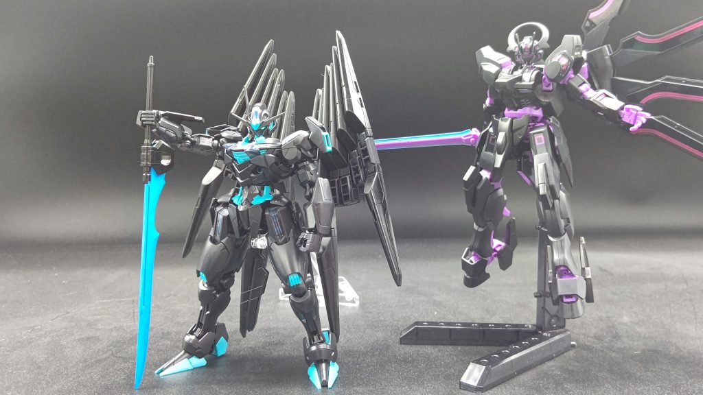 エアリアルの利点はバックパックを自由に取り換えしつつ、ビットを全てマウント出来るところ、好きにバックパックを取り換えて見た結果、エアリアルとデザインが合いつつ、クリアーパーツが綺麗なパーフェクトパックになりました。