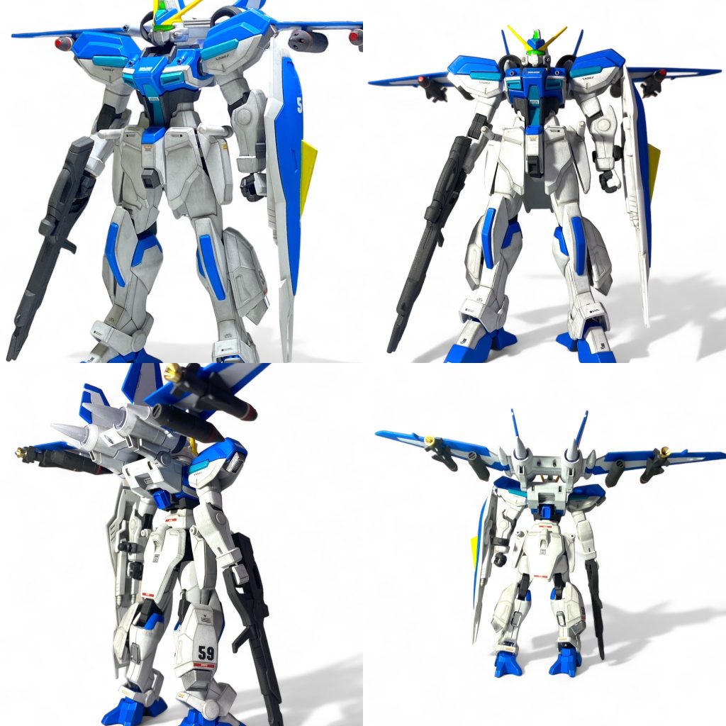 ジェットパックは設定色が地味だったので機体と同じ色に合わせてペイント