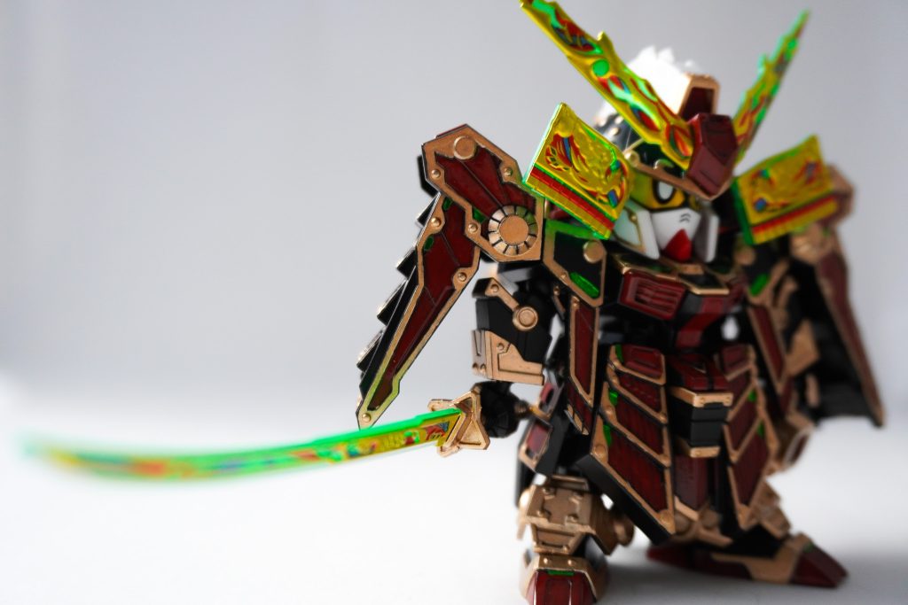 これは過去一達成感がありますね。そしてやはりカッコいい！綺羅鋼の刃を持つだけの武者に仕上がったんじゃないでしょうか。いやー、それにしてもキツかった……