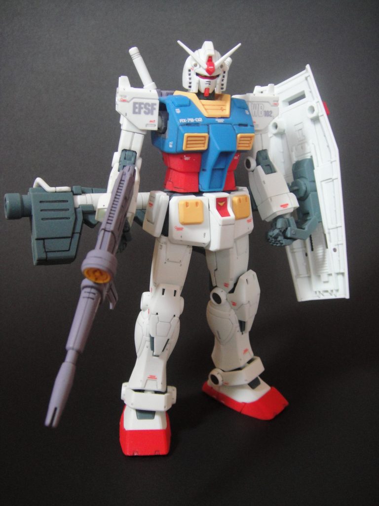 アンテナフラッグの処理をしただけのストレート組み→コピックでスミ入れ→水転写デカール→トップコートといった具合で、特に手をかけていません。とにかく何か投稿したかったという思いだけです（笑）