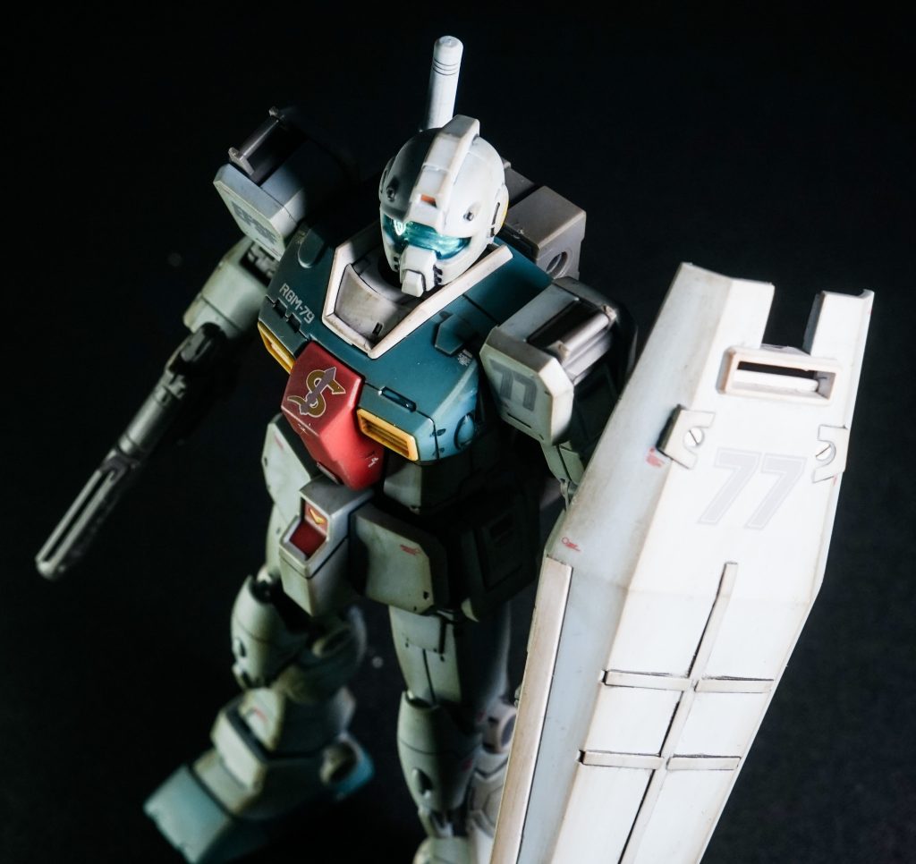 ＨＧ 1/144 ジム (スレッガー搭乗機)–2枚目/制作者：しるばにあ
