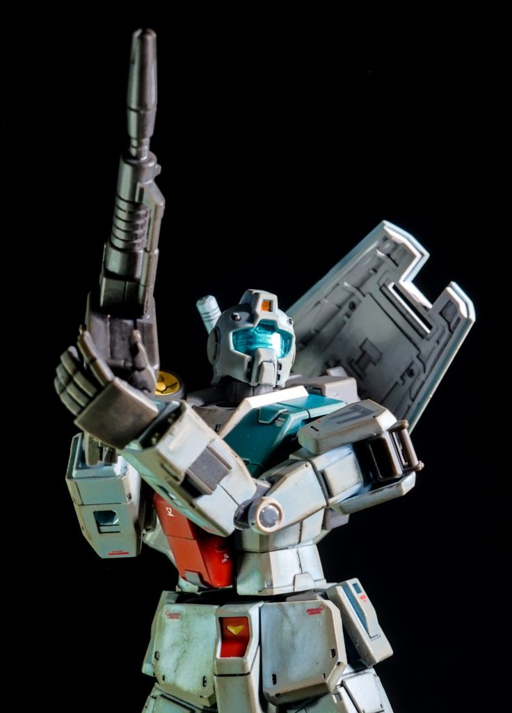 ＨＧ 1/144 ジム (スレッガー搭乗機)–3枚目/制作者：しるばにあ