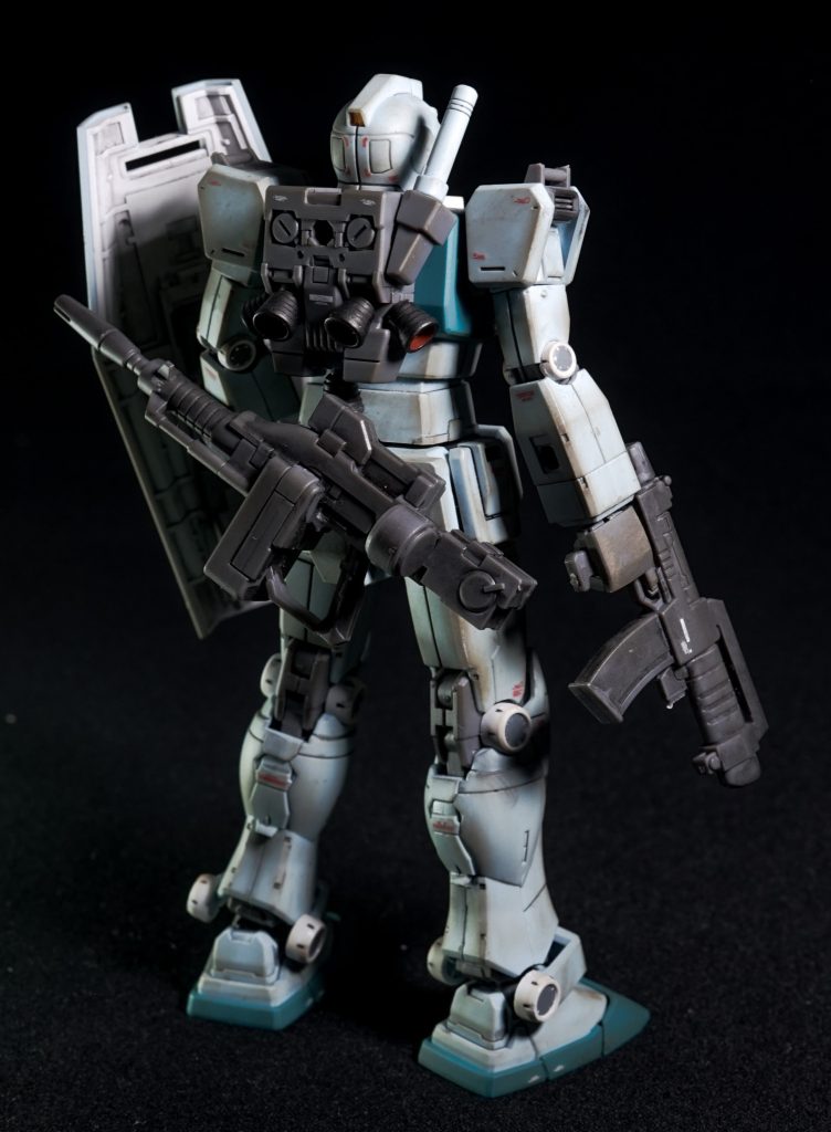 ＨＧ 1/144 ジム (スレッガー搭乗機)–2枚目/制作者：しるばにあ