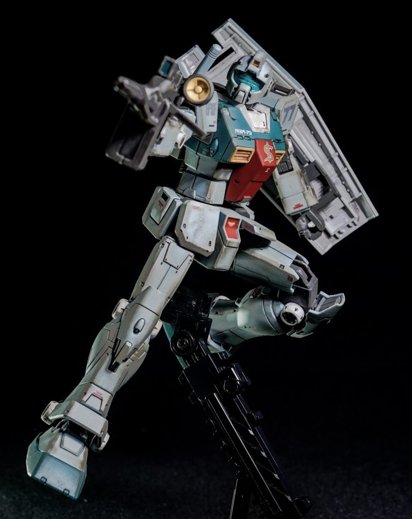 ＨＧ 1/144 ジム (スレッガー搭乗機)–5枚目/制作者：しるばにあ