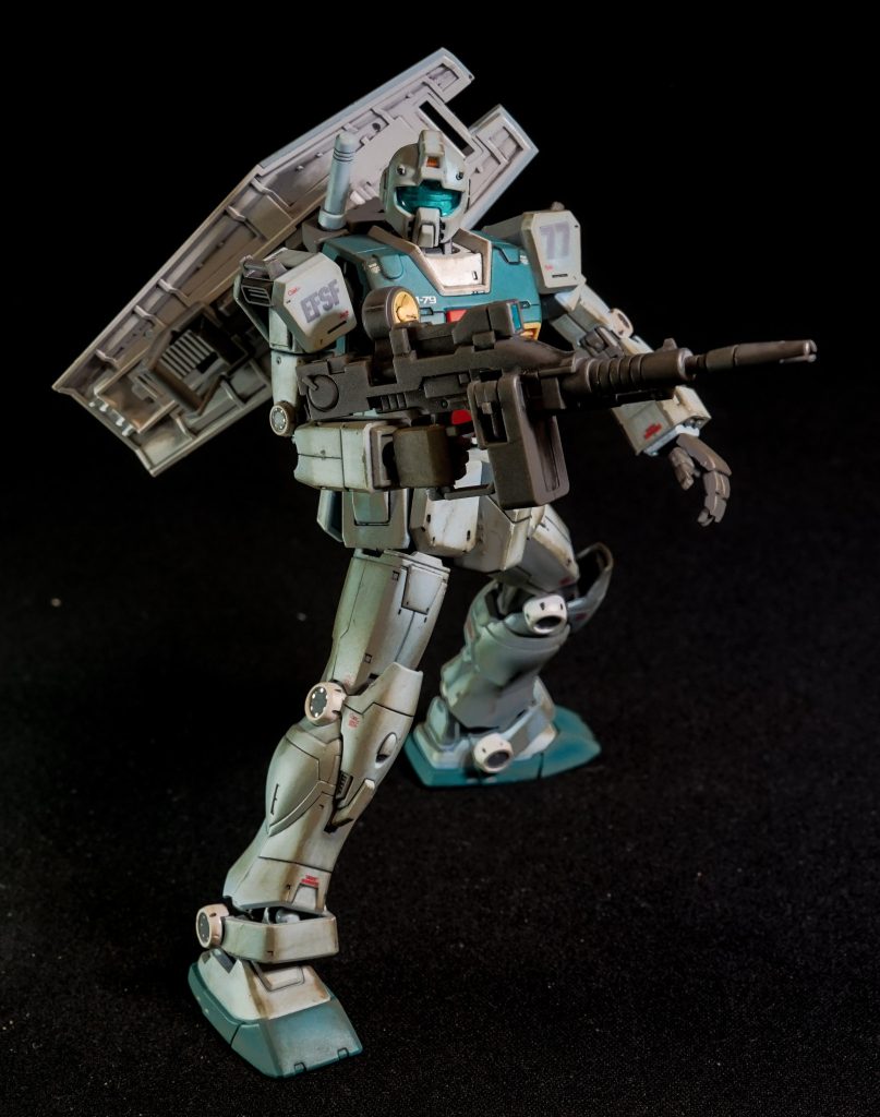 ＨＧ 1/144 ジム (スレッガー搭乗機)–3枚目/制作者：しるばにあ