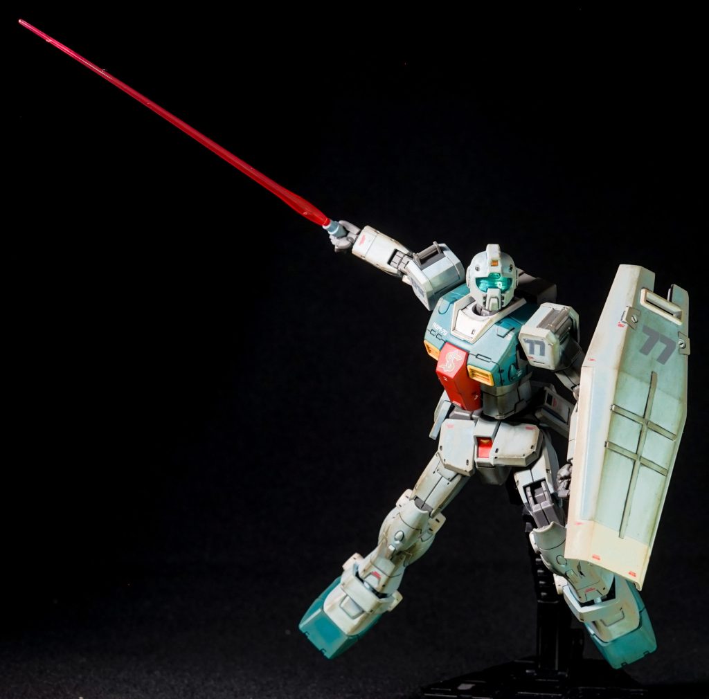 ＨＧ 1/144 ジム (スレッガー搭乗機)–4枚目/制作者：しるばにあ