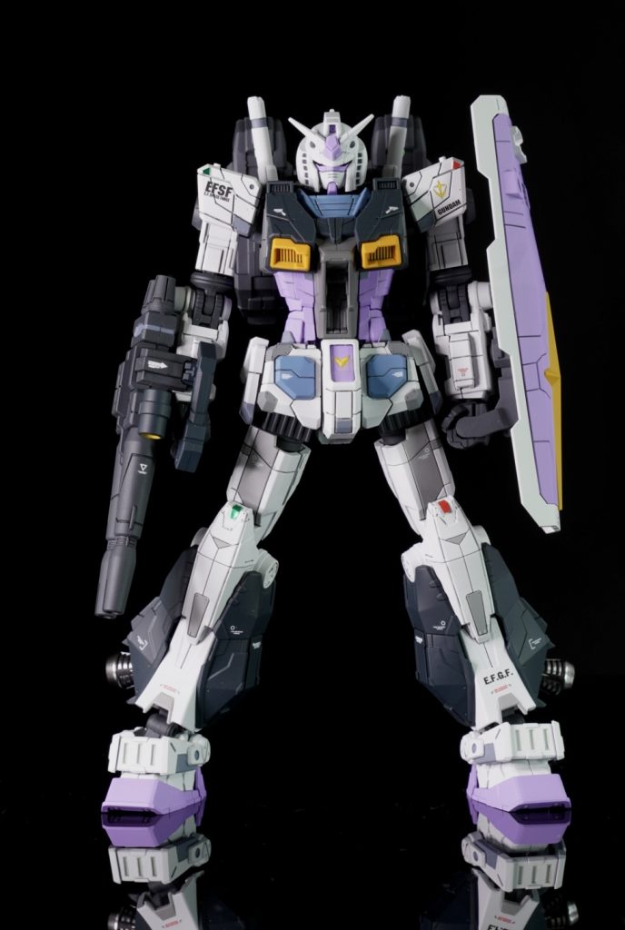 こちらのキットは制作代行品となり、元は黒のプロトタイプカラーでしたがG-3カラーへ全塗装にて変更しております。