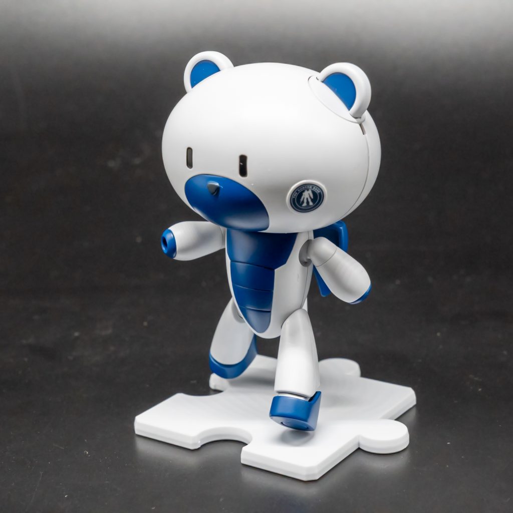 カラーレシピH=水性ホビーカラー　G=ガイアカラー■全パーツヤスリがけ表面処理スジボリ掘り直し■サーフェイサーH1200サーフェイサー　グレー■全塗装箇所　説明書カラーガイドホワイト部ブルー部目部鼻部■デカール部G蛍光クリアー■スミ入れTエナメルスミ入れ　ダークグレー　ブラック■トップコートHつや消しトップコート