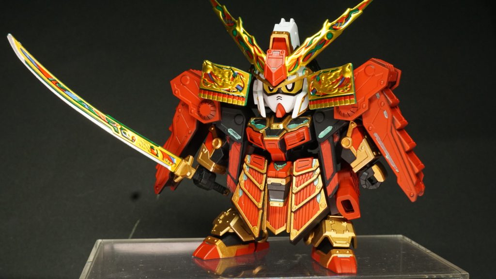 塗装途中。ファレホメカカラーをエアブラシで吹いて、細かいところをシタデルカラーで筆塗りしました。