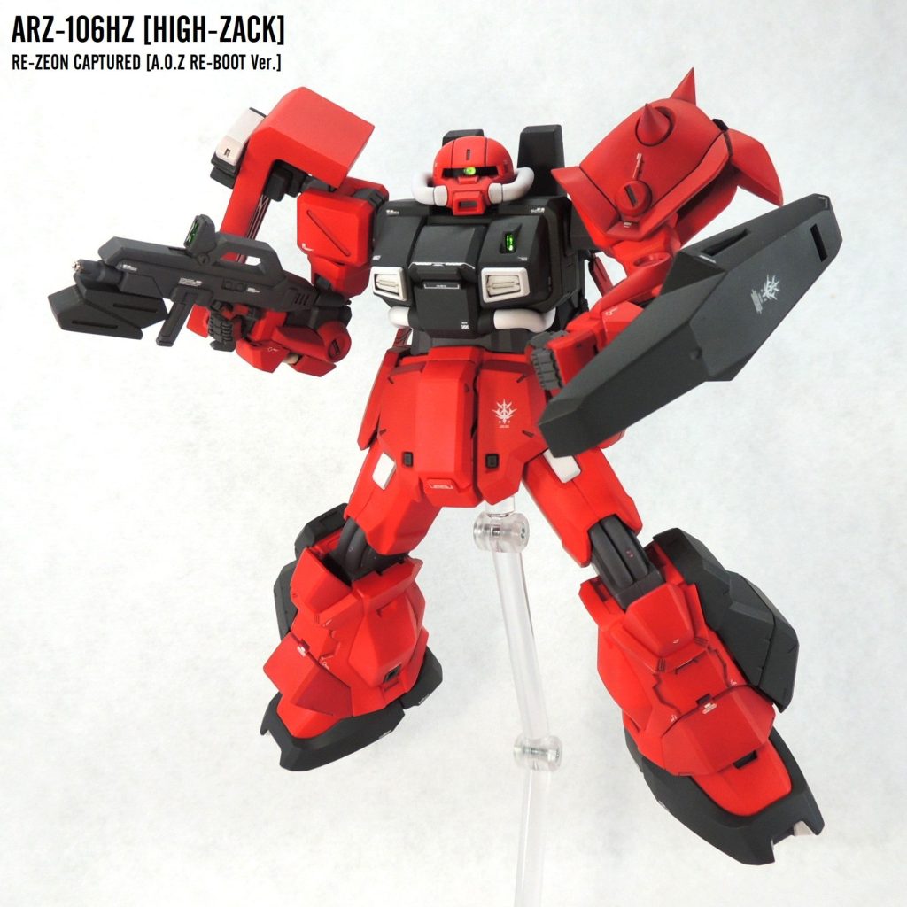 ガンプラ　完成品　MG ハイザック レジオン鹵獲機風　塗装済み完成品 ARZ-106HZ ハイザック（レジオン鹵獲仕様）｜あやぽんさんのガンプラ