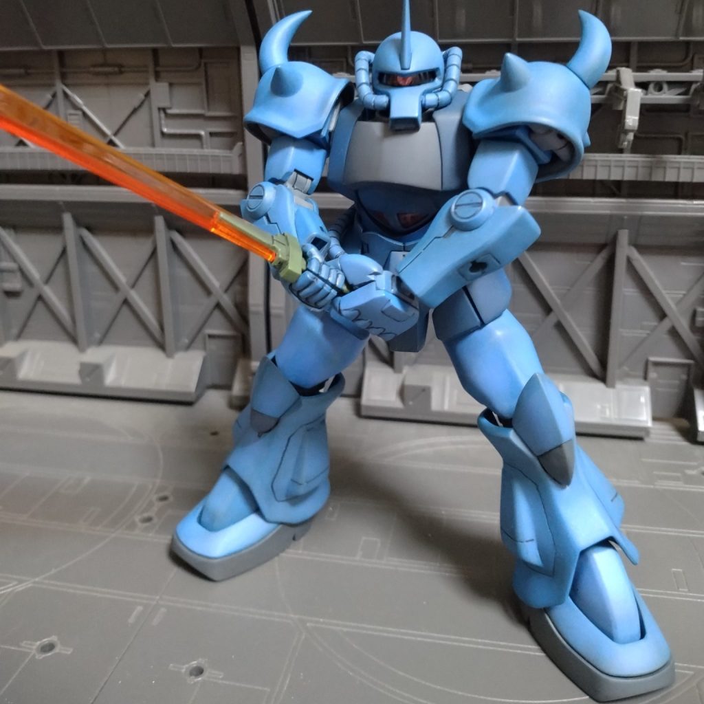 HGUCランバ・ラル専用グフ｜おやっさん（ガンプラ職人後ハメ可動派）さんのガンプラ作品｜GUNSTA（ガンスタ）