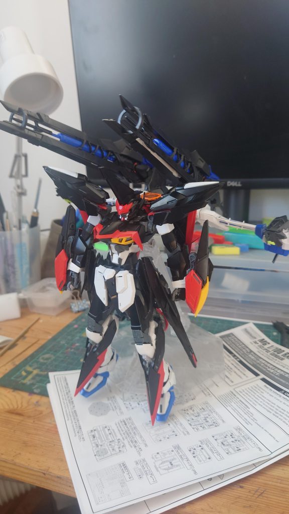 塗装前、仮組みの状態です。