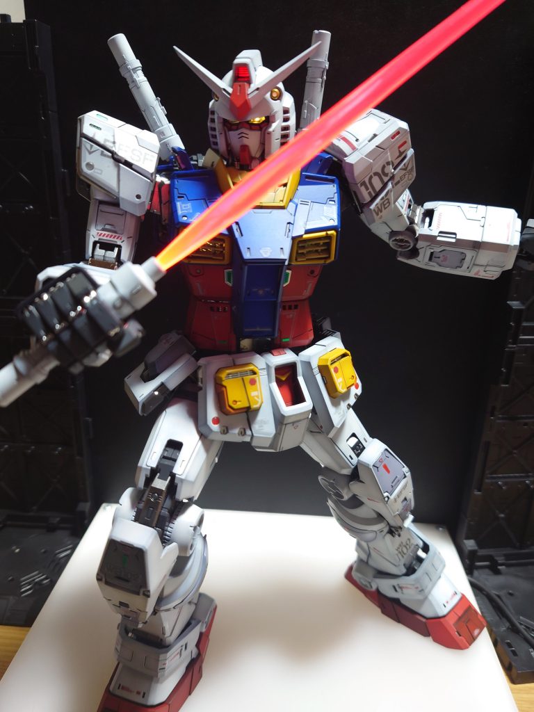 ビームサーベルの光量はとってもいい感じ