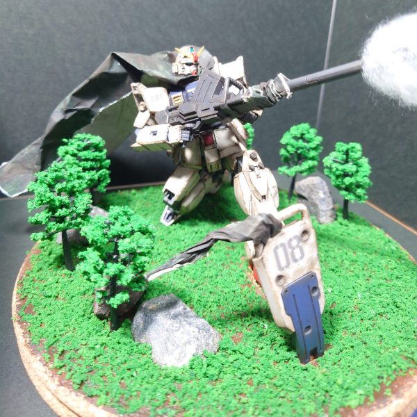 【ジオラマ】hg陸戦型ガンダム