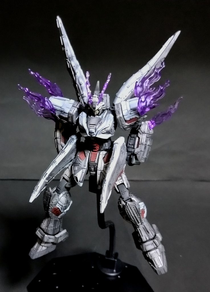 それで友人からの依頼内容が最終決戦時の架装でのことなので、この姿が完成になります😭