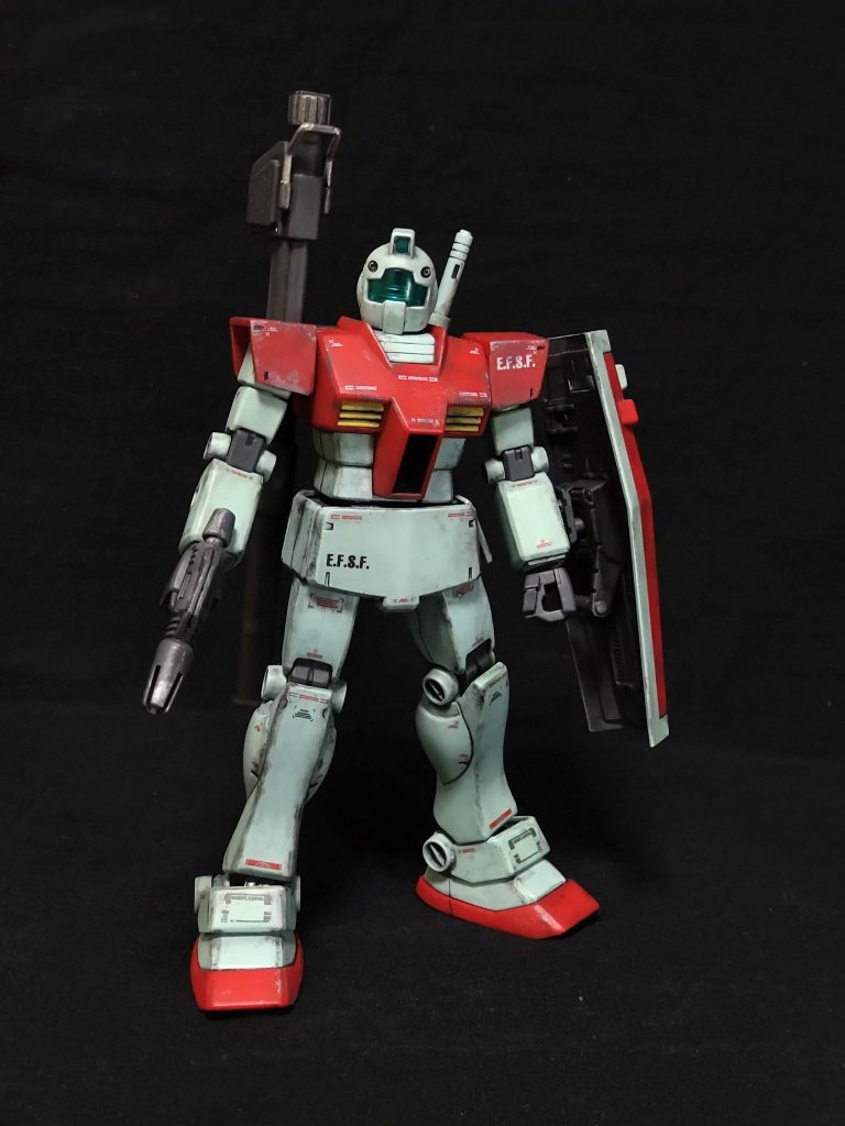 正面、20年ぐらい前に簡単フィニッシュで作った物ですが、合わせ目とかあんまり消せてないですね。