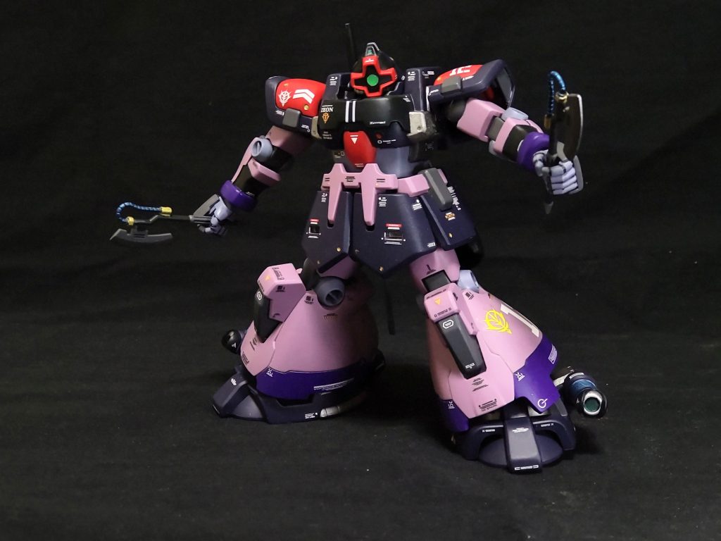 ヒートアックス二刀流。ヒートサーベルは、色を塗ってないので😓。