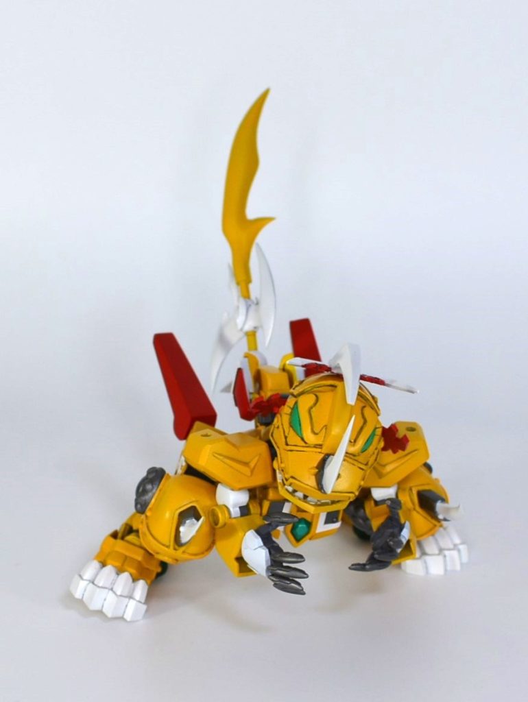 組み替えて”四聖獣変幻形態”!!これを作りたかっただけのとこはある。紆余曲折ありましたが完全にただただ好みになるように作った。超満足。