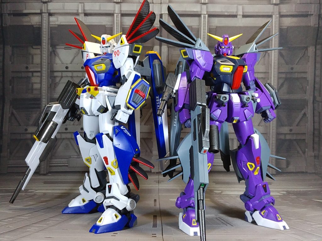 おまけでPVスペシャルで使用しないVタイプのパーツも色を合わせて製作しました。