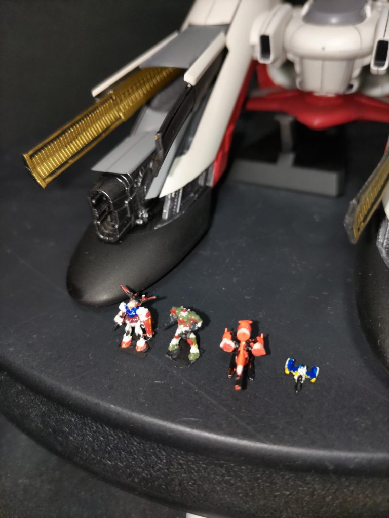 ストライクガンダム、バスターガンダム、メビウスゼロ、スカイグラスパー