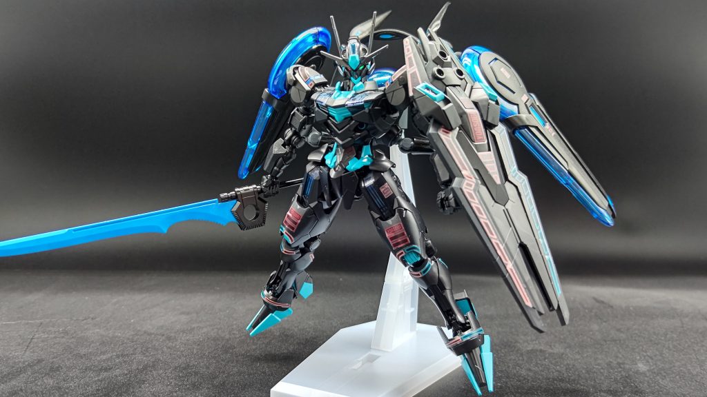 本体はリサーキュレーションカラーのまま、追加したグランドスラムとパーフェクトパックは黒に塗装。