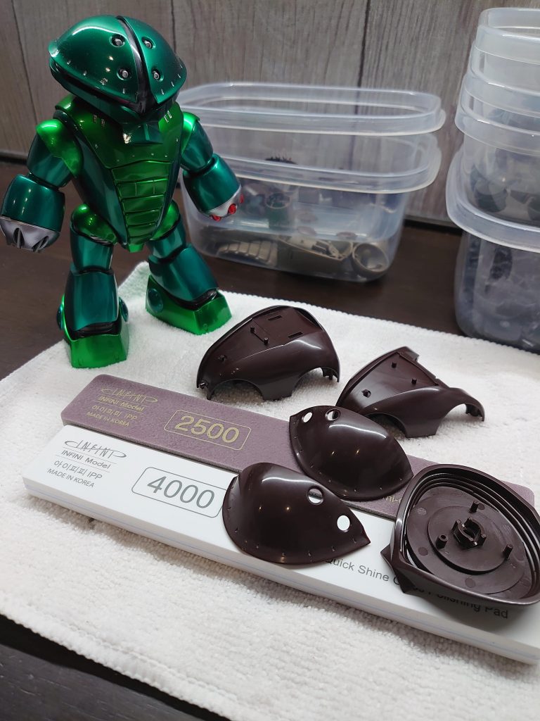 塗装前の下地処理をしっかりやります