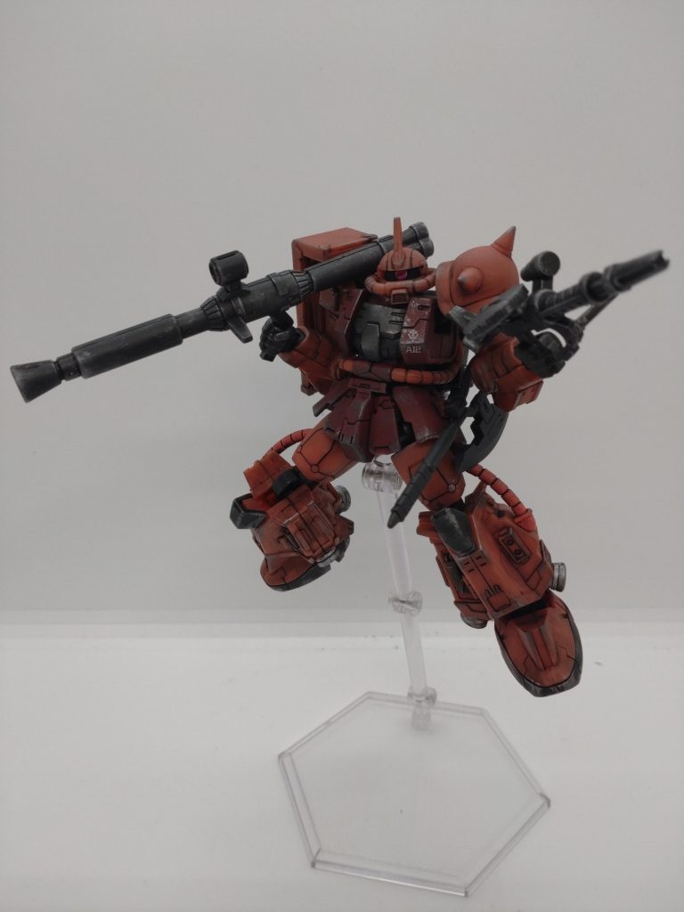 もし初めて出会ったシャアザクがこいつだったら、恐らく「 機動戦士ガンダム」は第2話で終わっていたことでしょうw