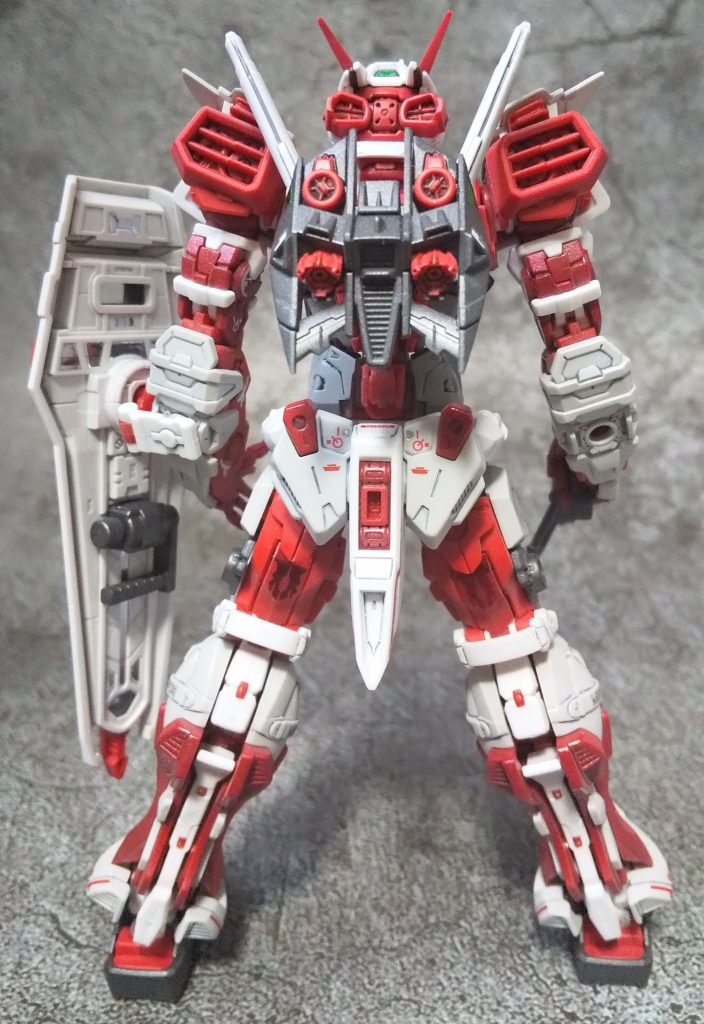 バックショット。流石RGですが、何だかごちゃごちゃした感じですね。