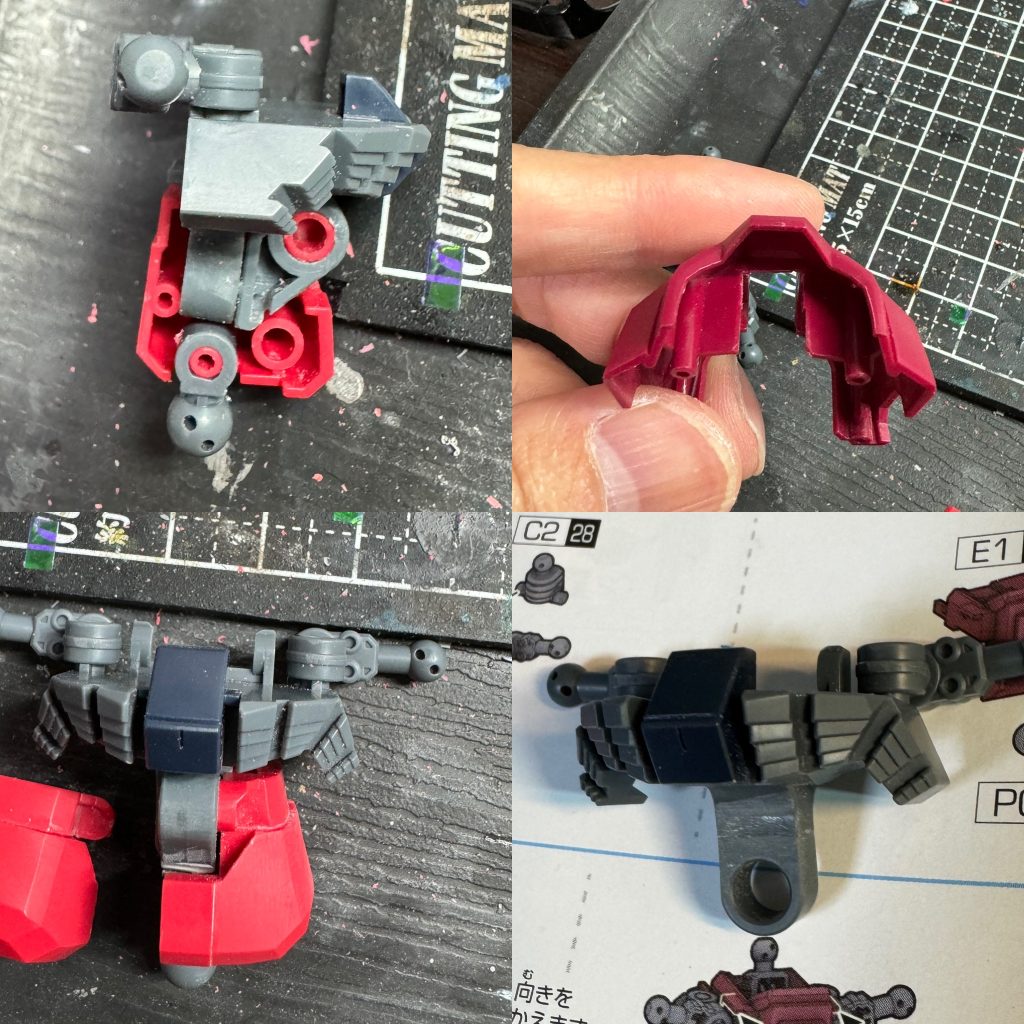 胴体加工。3.5mmくらい短縮してます。