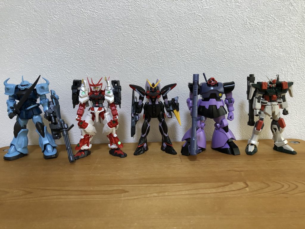 ガンプラ76～80体目–2枚目/制作者：平良野アロウ