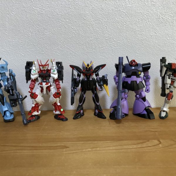 ガンプラ76～80体目